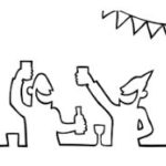 Feestende mannen bewerkt jpeg