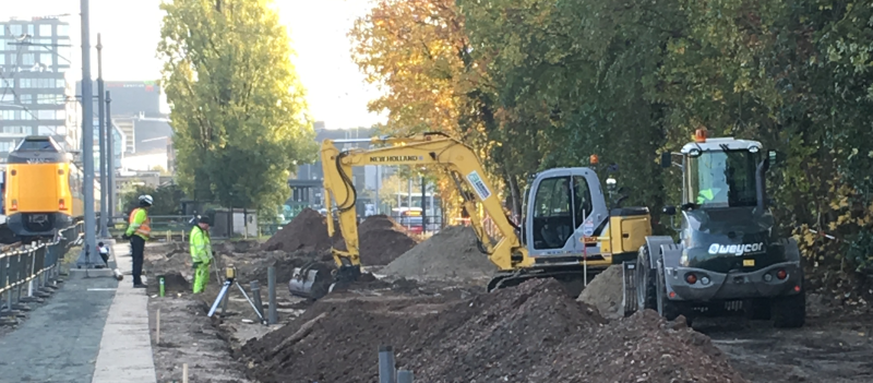 Aanleg P+R parkeerterrein Enschede