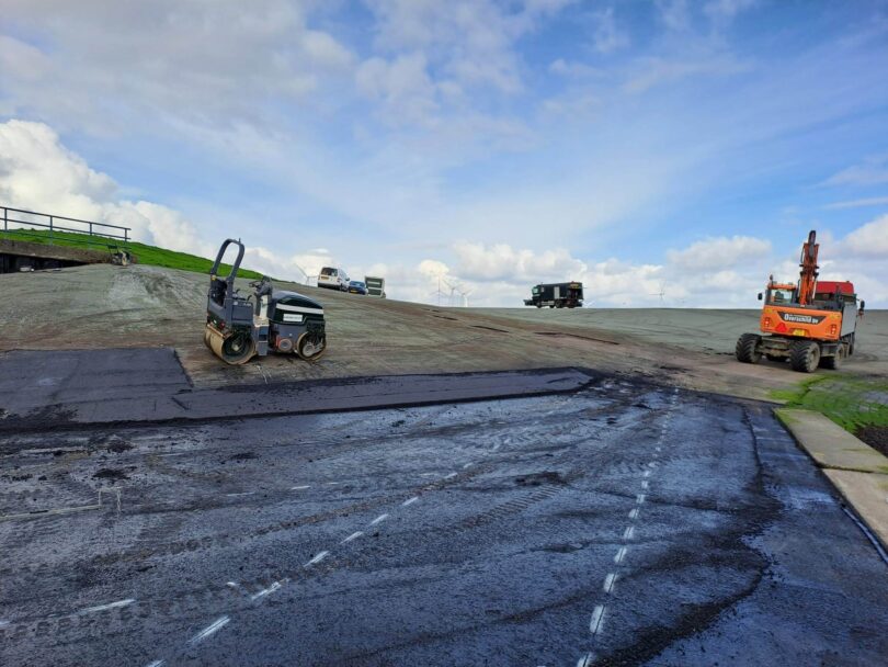 Waterbouwkundige constructie in Termunterzijl